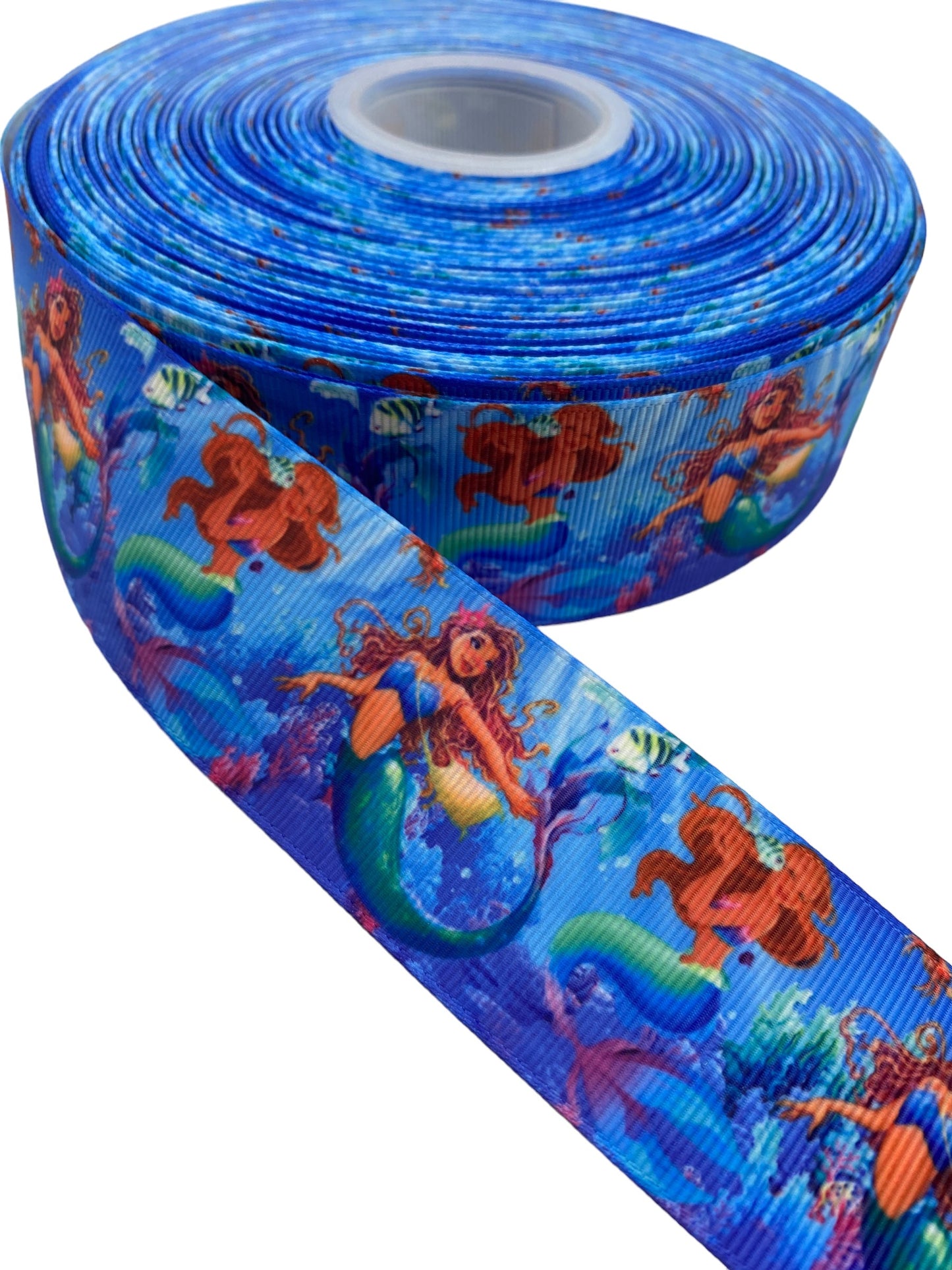 38mm / 1.5 inch Ribbon, Black Little Mermaid Ribbon (1 Yard) 🎀April New🎀