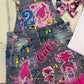Troll Denim Overall, Troll jeans overall with matching socks and Bow