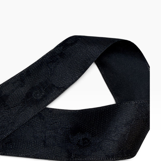Black Lace Ribbon ( per yard) 1.5 inch