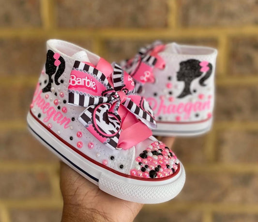 Barbie Bling Converse Sneakers
