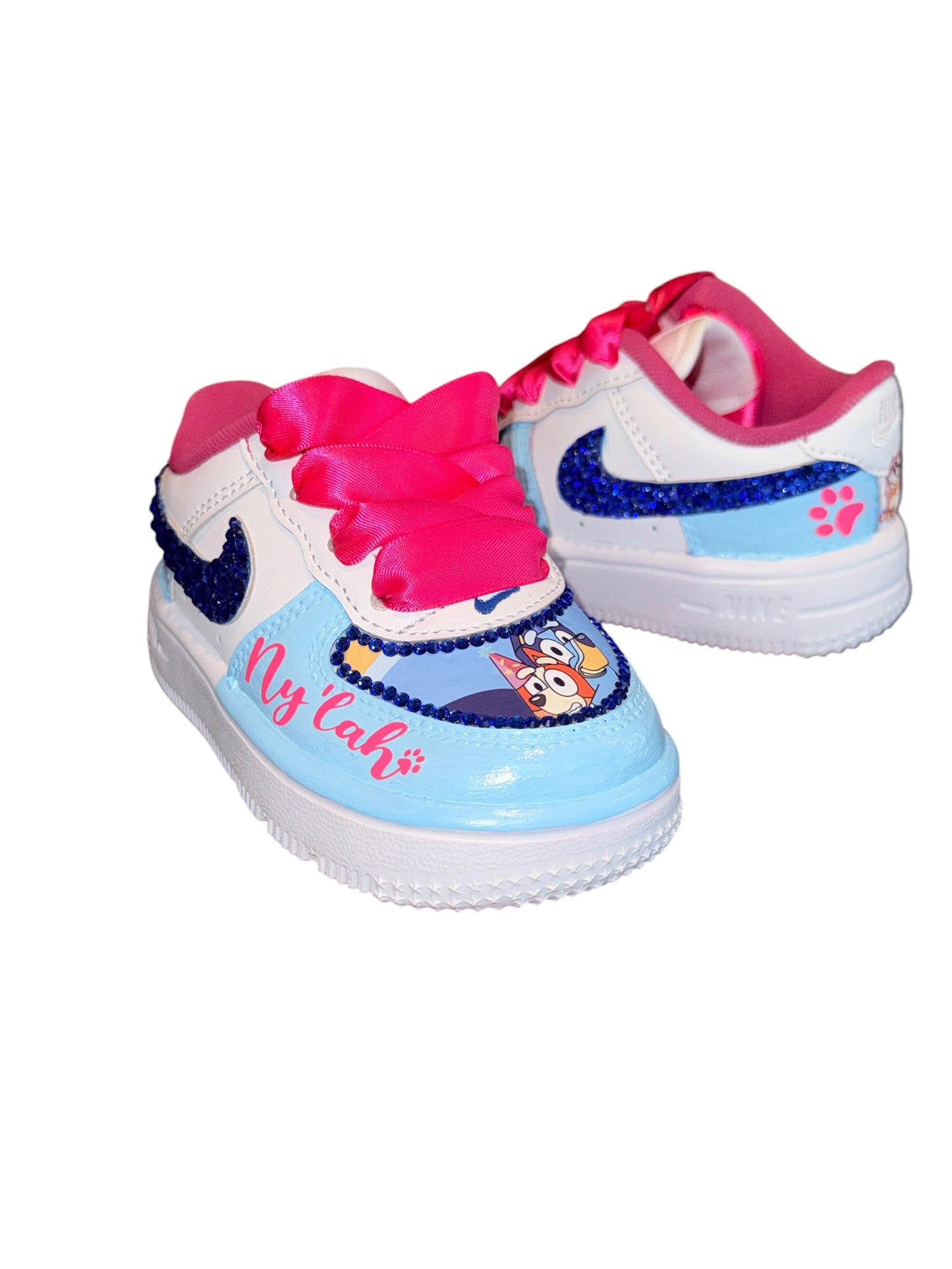 Bluey Customize Air Force 1s Sneakers