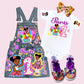 Gracie Corner Denim overall, Gracie Corner jeans Dress, Gracie Corner Denim Outfit