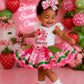 Strawberry shortcake Tutu Outfit, strawberry tutu strawberry outfit Strawberry shortcake tutuset
