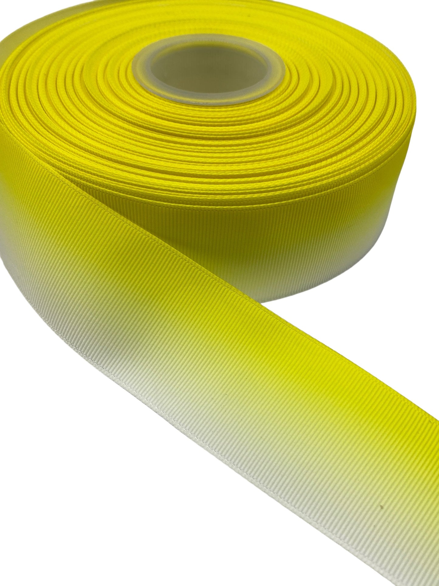 Ombré Yellow Grosgrain Ribbon (38mm / 1.5 inch Ribbon, (1 Yard) 🎀New Arrival🎀