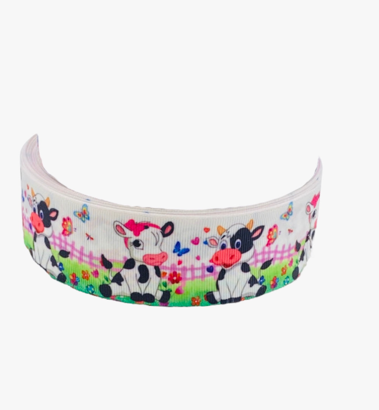 #C283 ( Lola the Cow Ribbon, 1.5 inch / 38mm ) 🟢