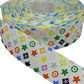 Multi-Color  Ribbon Print, Flower print ribbon  🟢 (38mm / 1.5 inch Ribbon)