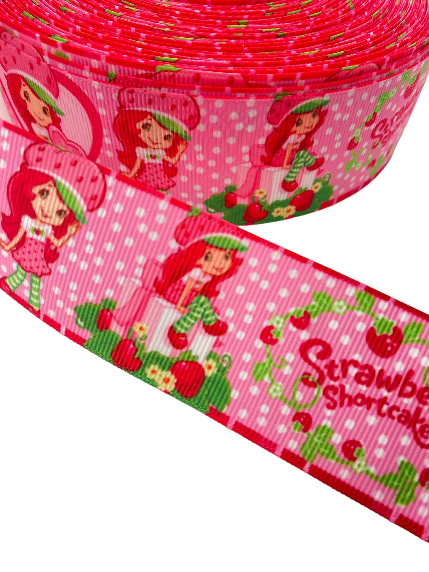 38mm / 1.5 inch Ribbon, Strawberry Shortcake Ribbon (1 Yard) 🎀April New🎀