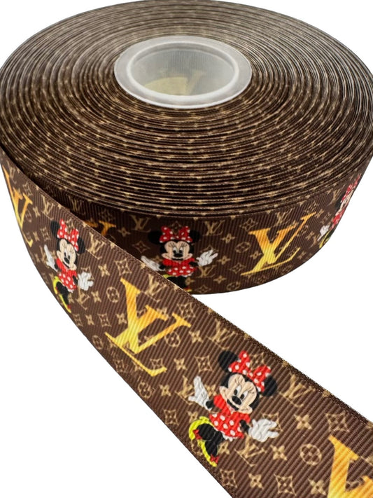 (38mm / 1.5 inch Ribbon, Lv Brand Ribbon (1 Yard)