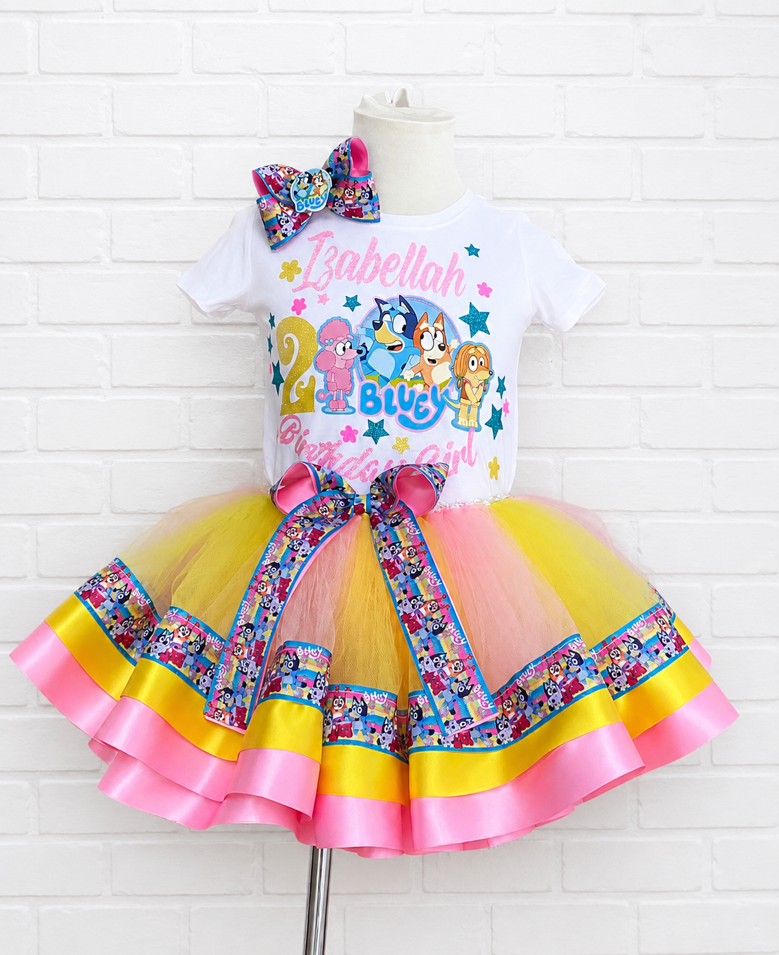 Bluey Birthday Tutu Set | Personalized Bluey tutu Outfit
