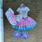 Moana Tutu Outfit, Moana Birthday tutu outfit, 2 Layer Ribbon Trimmed Moana tutu set with matching sneakers and socks.