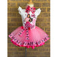 Barbie Tutu Outfit (2 layer ribbon trim tutu)