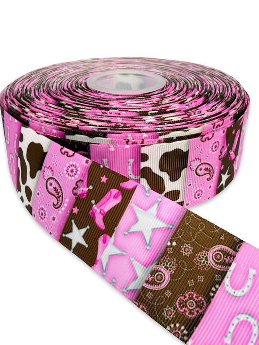 Cow Girl Ribbon, 🟢 1.5 inch Ribbon