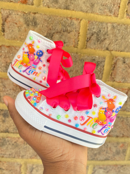 The Backyardigans Personalize Bling Converse Sneakers