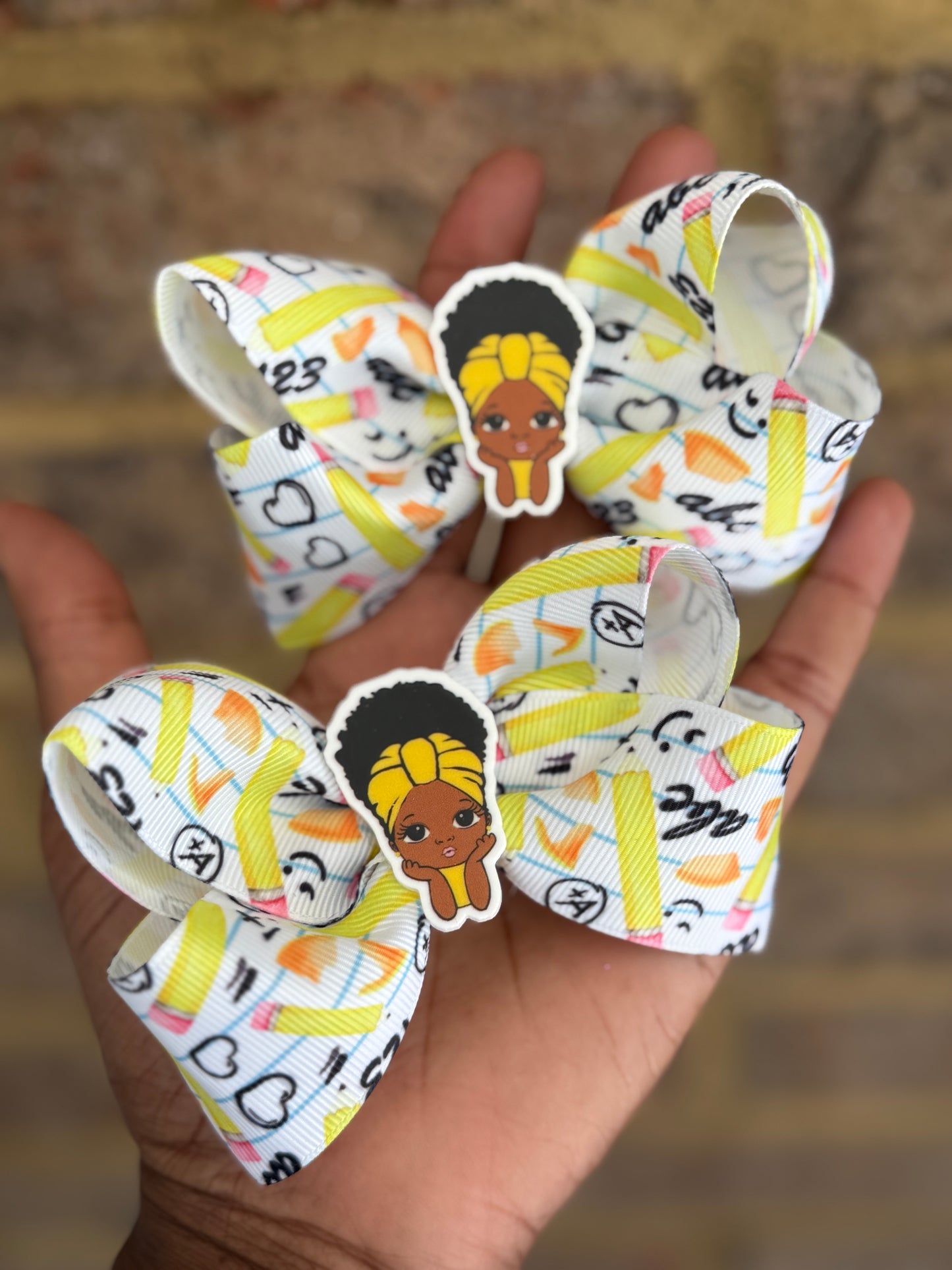 School Hair Clips-Hair clips-Back To School Hair Clips
