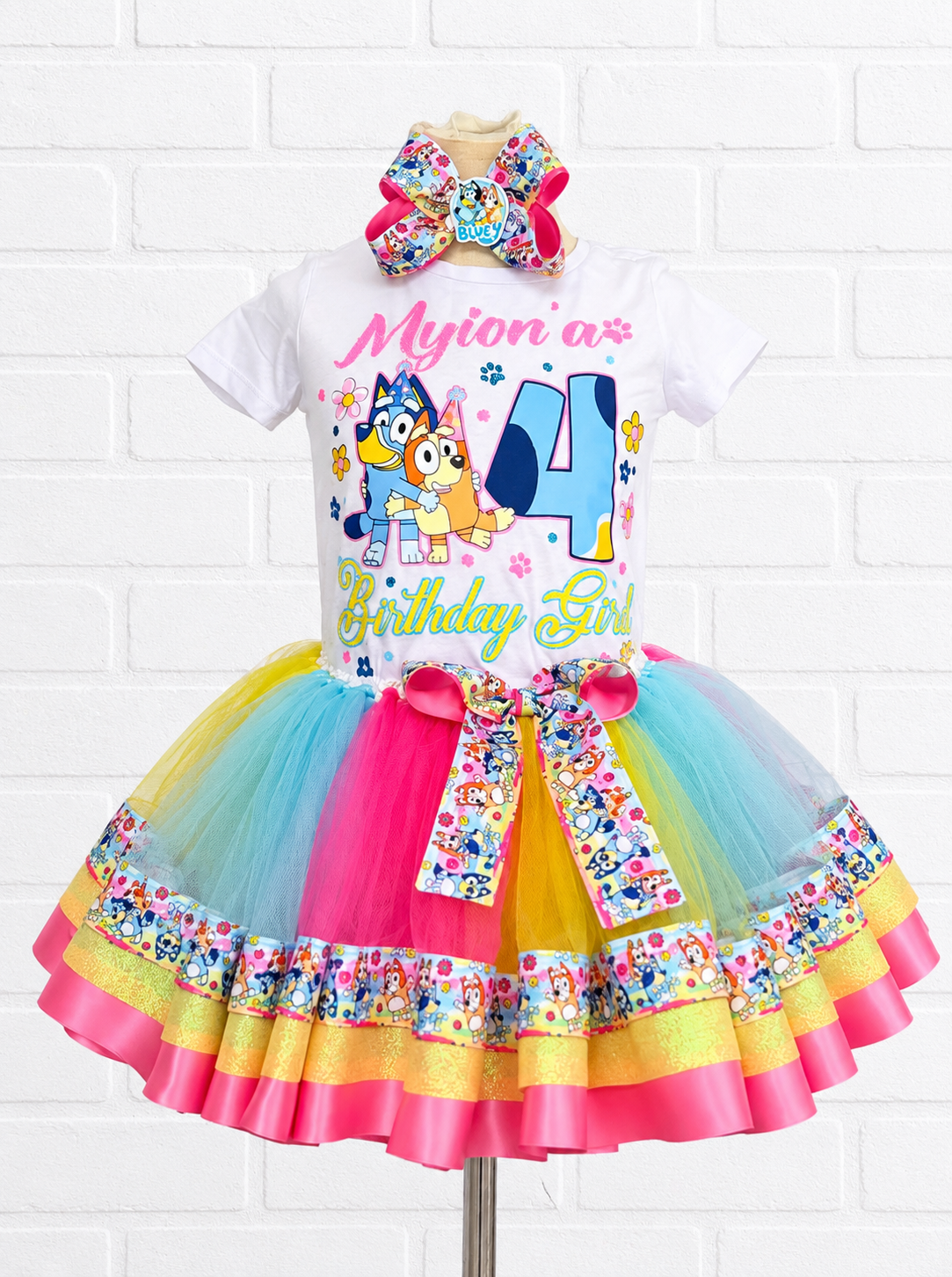 Bluey tutu outfit Bluey | Birthday Bluey tutu set