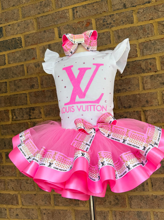Designer Tutu Outfit (2 layer tutu outfit