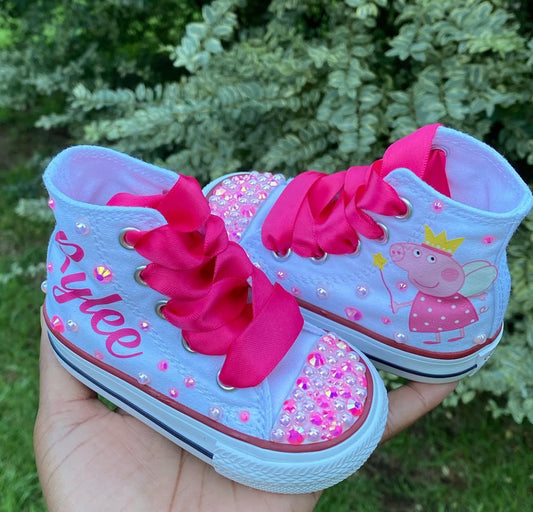 Peppa Pig Bling Converse Sneakers