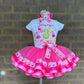 Peppa Pig tutu set Peppa pig tutu outfit Peppa pig Birthday outfit