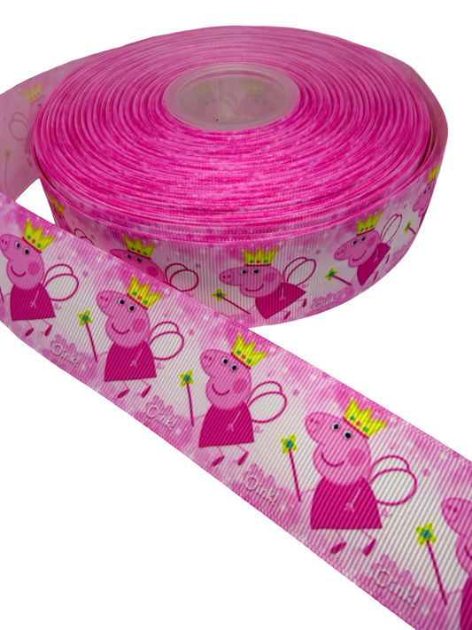 Peppa Pig Ribbon 🟢 (38mm / 1.5 inch Ribbon)