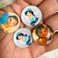 Glass Embellishments ( set of 4)