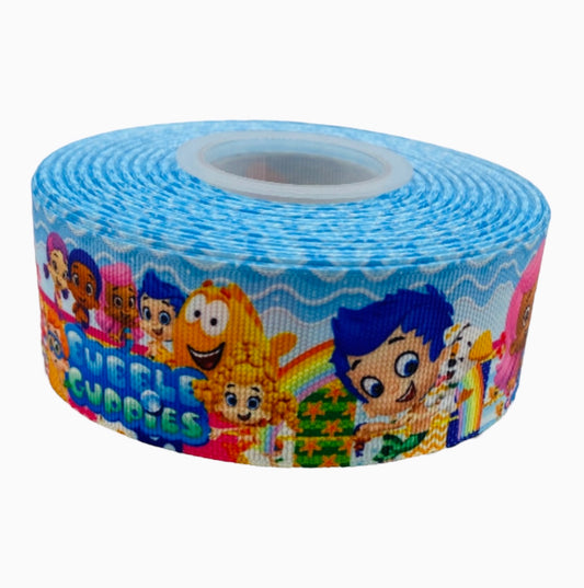 #C238 (Bubble Guppies Ribbon Ribbon 38mm/ 1.5 inches ) 🟢