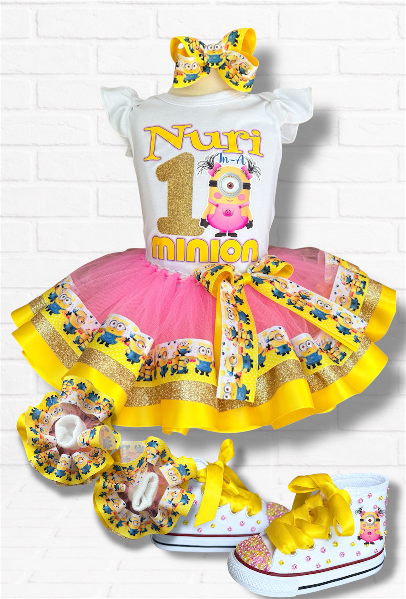 Minion Tutu Outfit | Minion tutu | Minion Birthday outfit