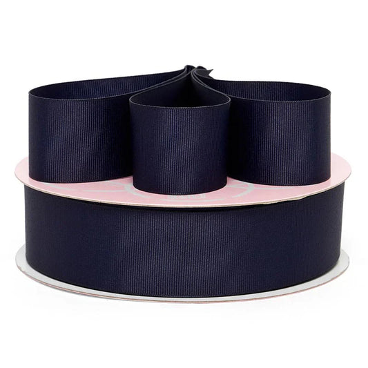 🎀 3 Yards 🎀 1.5inch/38mm Navy Blue Solid Color Grosgrain Ribbon