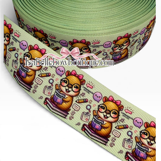 Capybara Ribbon | 1.5 inch Capybara Ribbon