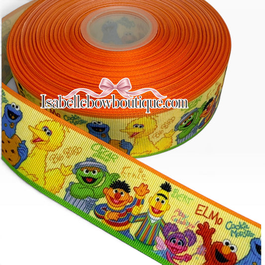 Sesame Street Ribbon | 1.5 inch Sesame Street Ribbon
