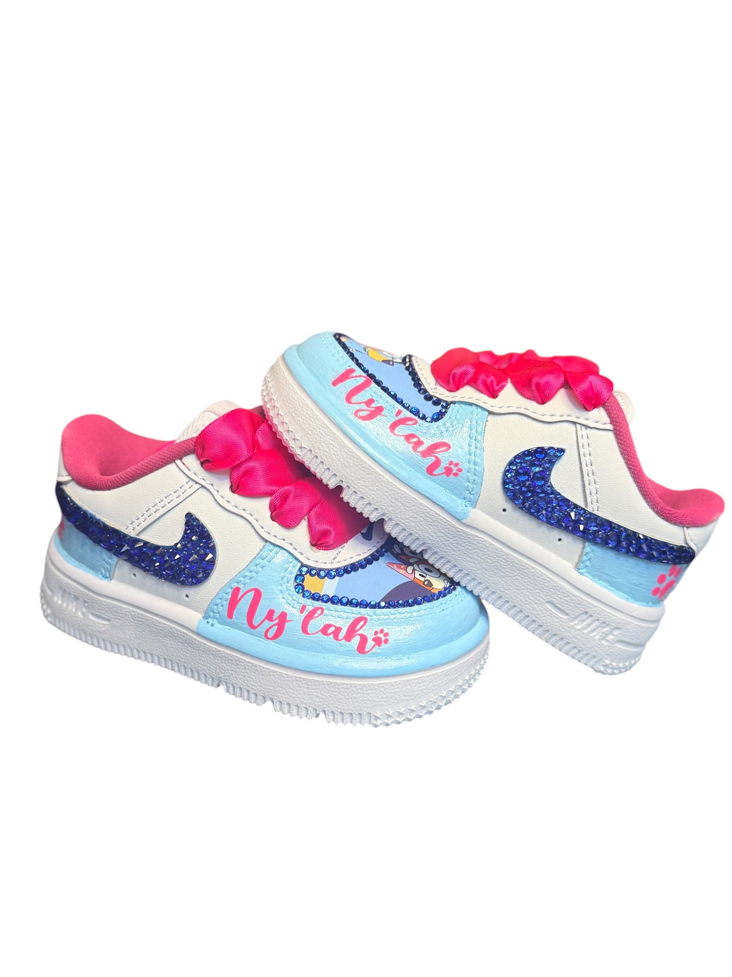 Bluey Customize Air Force 1s Sneakers