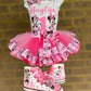 Minnie Mouse tutu set, Minnie Mouse tutu outfit, Minnie Mouse Birthday