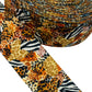 Leopard Printand zebra Print  Ribbon 38mm/ 1.5 Inch Ribbon (1 Yard)