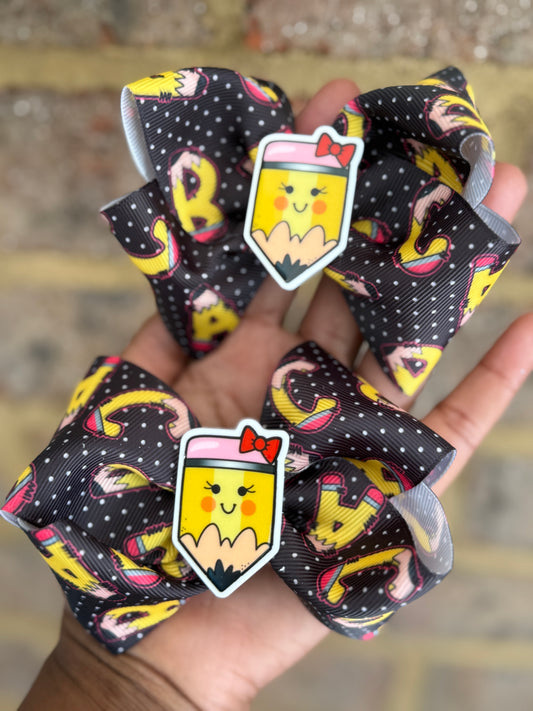 School Hair Clips-Hair clips-Back To School Hair Clips