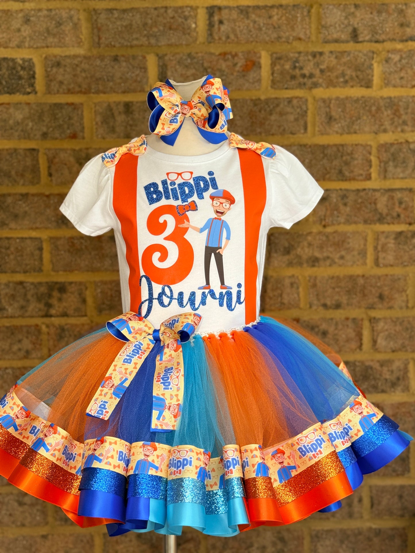 Blippi Tutu outfit, Blippi tutu outfit set