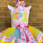 Carebear Tutu outfit (1 Layer Ribbon Trimmed tutu) carebear1