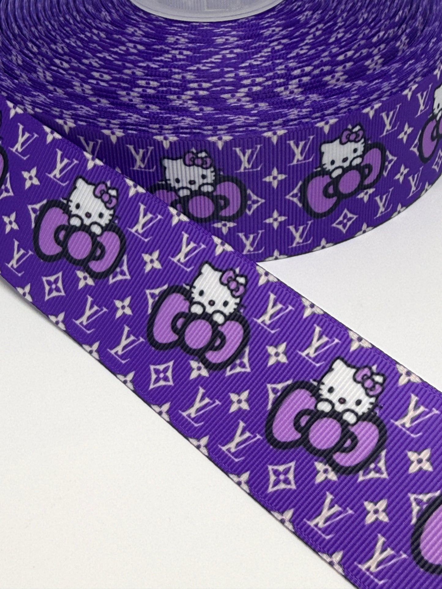 Hello Kitty LV Ribbon 1.5 inch / 38mm hello kitty ribbon  (1 Yard)