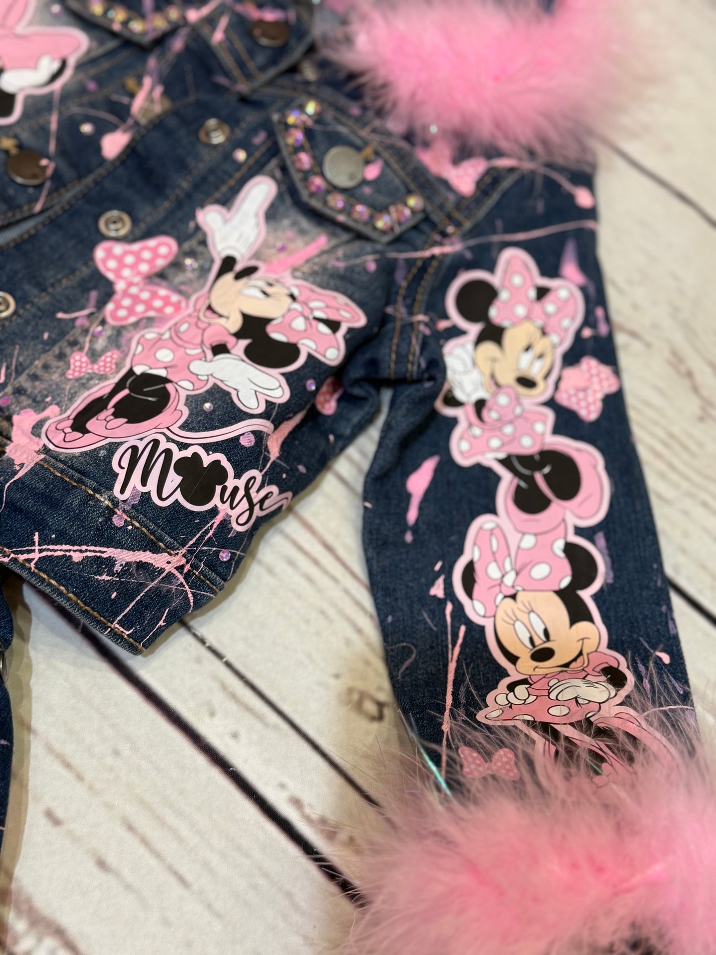 Minnie Mouse Denim Outfit, Minnie Mouse Denim Birthday Outfit