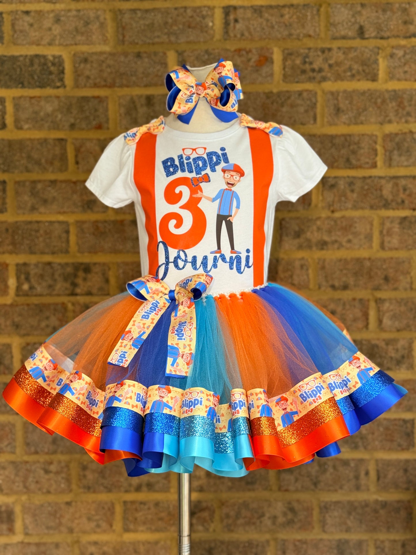 Blippi Tutu outfit, Blippi tutu outfit with matching socks
