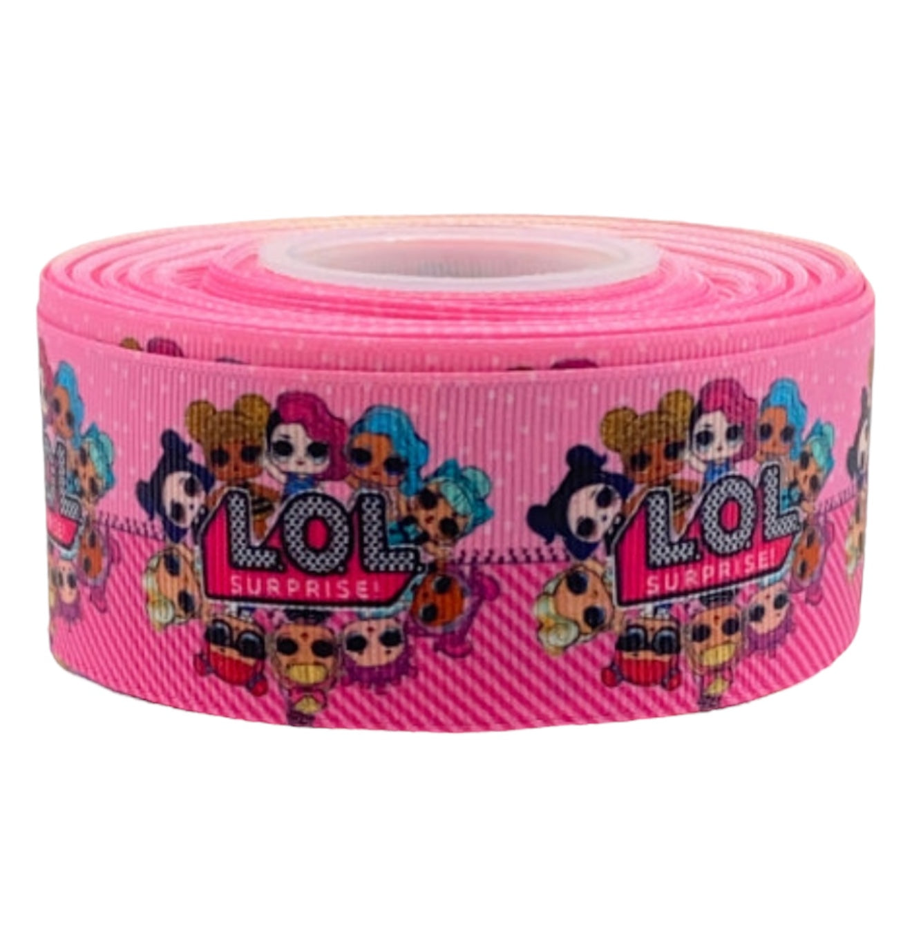 #C235 (Lol doll Ribbon 38mm/ 1.5 inches ) 🟢