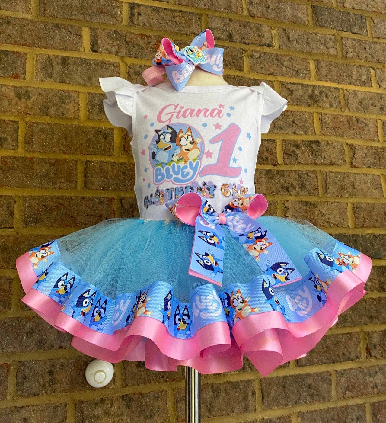 Bluey Birthday Tutu Set | Personalized Bluey tutu Outfit