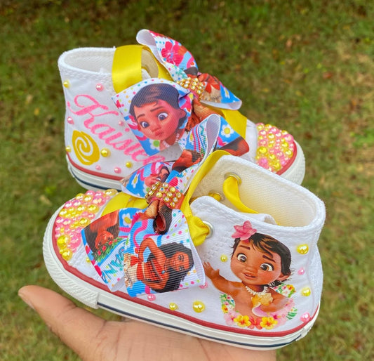 Moana Bling Converse Sneakers