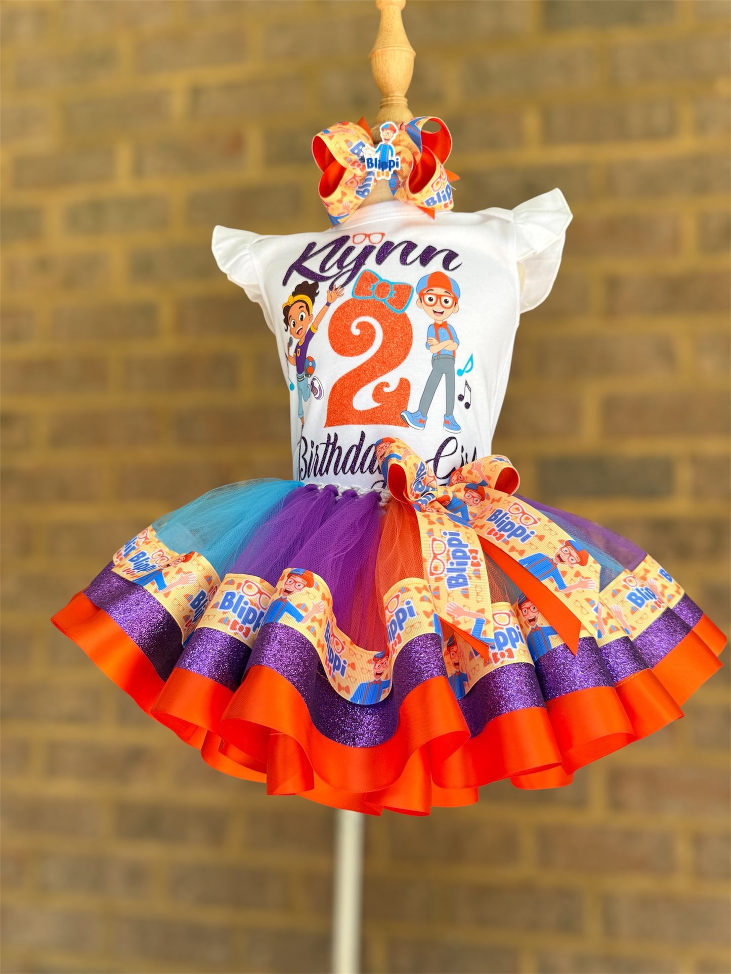 Meeka and Blippi Tutu outfit
