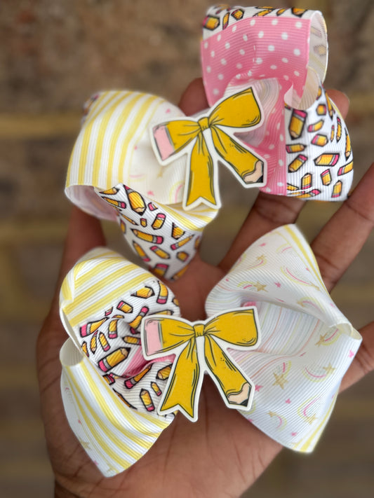 School Hair Clips-Hair clips-Back To School Hair Clips