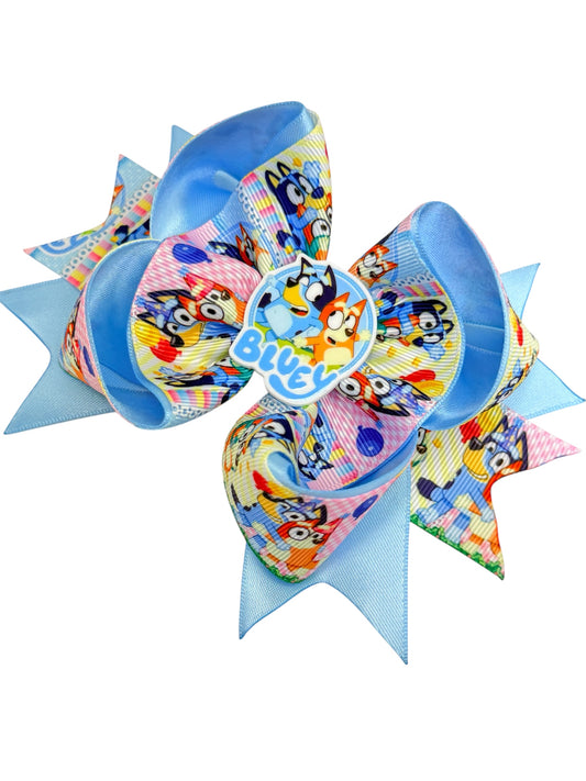 Bluey Hair Accessories, Blue clip, Bluey Headband