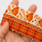 Fall Ribbon, Fall Satin Ribbon ( size 32mm) single face design