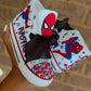Spider Man Bling Converse Sneakers,