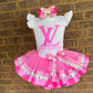 Designer Tutu Outfit (2 layer tutu outfit