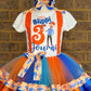 Blippi tutu set, Blippi tutu outfit with matching Socks shoes and hair accessory