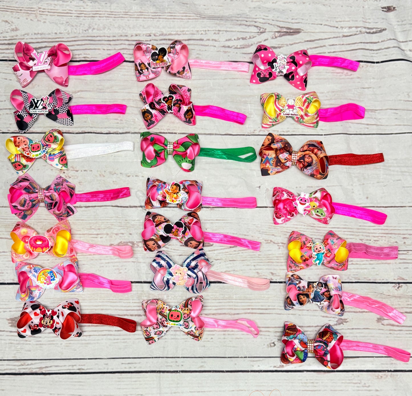 Printed Design Headbands (21 Pieces) B7