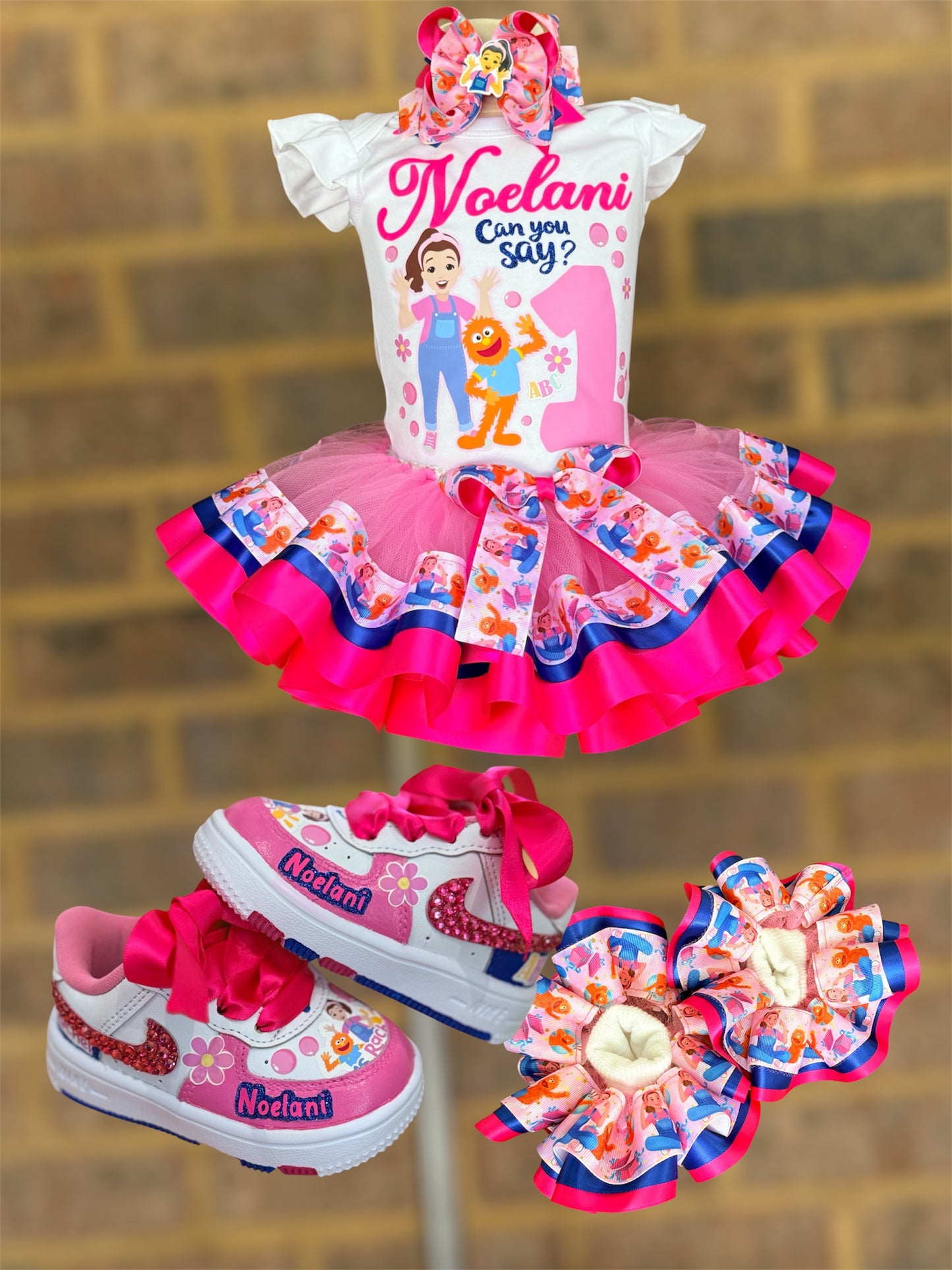 Ms Rachel Tutu outfit | Ms Rachel Customize Air Force 1